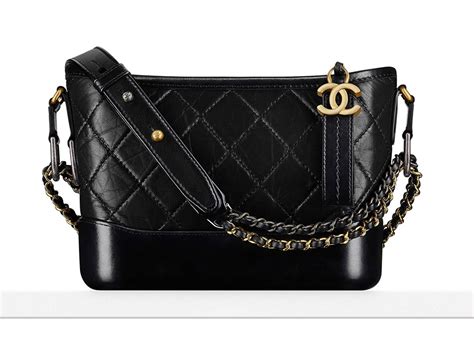 chanel gabrielle iridescent black|chanel's gabrielle purse.